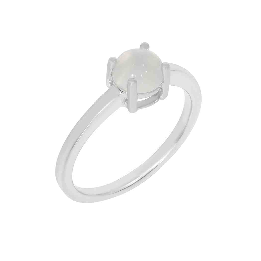 Moon Stone Gemstone  Engagement Ring PD31344ALR MOON STONE
